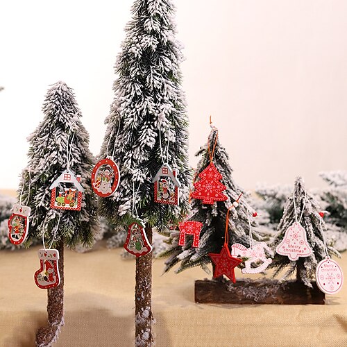 Weihnachtsdekorationen, kreativer Weihnachtsbaum, fünfzackiger Stern, bunter hölzerner Hängekasten, Weihnachtsschneeflocke, hölzerner Anhänger.
Weihnachtsdekorationen, kreativer Weihnachtsbaum, fünfzackiger Stern, bunter hölzerner Hängekasten, Weihnachtsschneeflocke, hölzerner Anhänger.