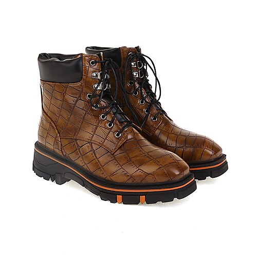 Homme Bottes Bottes de travail Britanique du quotidien Polyuréthane Bottine / Demi Botte Noir Marron Automne Hiver
Homme Bottes Bottes de travail Britanique du quotidien Polyuréthane Bottine / Demi Botte Noir Marron Automne Hiver