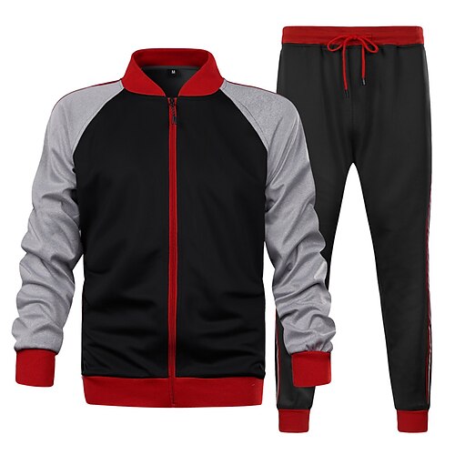 Herren Trainingsanzug Jogginganzug Jogginganzüge Schwarz Armeegrün Grau Stehkragen Farbblock 2 teilig Sport Natur Täglich Festtage Strassenmode Cool Brautkleider schlicht Frühling Herbst
Herren Trainingsanzug Jogginganzug Jogginganzüge Schwarz Armeegrün Grau Stehkragen Farbblock 2 teilig Sport Natur Täglich Festtage Strassenmode Cool Brautkleider schlicht Frühling Herbst