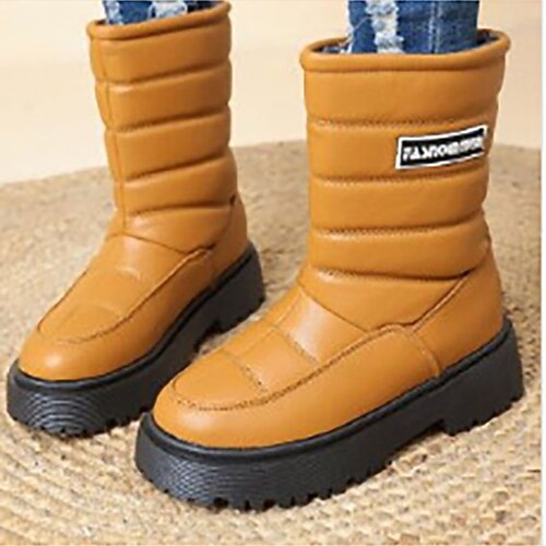 Mulheres Botas Botas com salto Botas de Neve Tamanhos Grandes Ao ar livre Trabalho Diário Forrada com Fleece Botas da panturrilha Plataforma Salto Plataforma Ponta Redonda Casual Minimalismo Estilo
Mulheres Botas Botas com salto Botas de Neve Tamanhos Grandes Ao ar livre Trabalho Diário Forrada com Fleece Botas da panturrilha Plataforma Salto Plataforma Ponta Redonda Casual Minimalismo Estilo