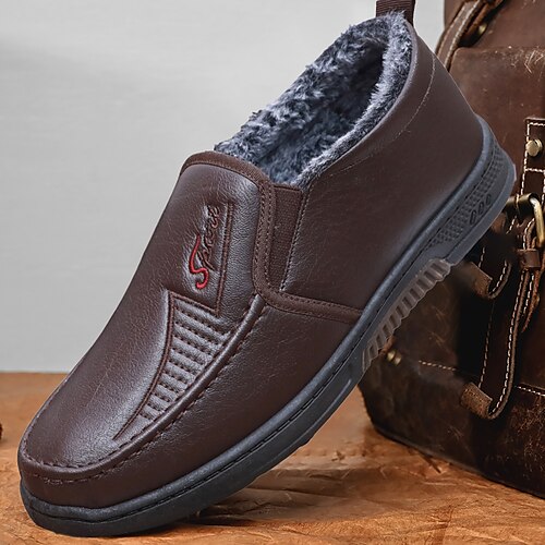 Herren Loafer Slip On Übergrössen Loafer fahren Winterschuhe Fleece-Futter Wanderschuhe Brautkleider schlicht Outdoor Täglich Stoff Warm Halbschuhe Schwarz Kaffee Herbst Winter
Herren Loafer Slip On Übergrössen Loafer fahren Winterschuhe Fleece-Futter Wanderschuhe Brautkleider schlicht Outdoor Täglich Stoff Warm Halbschuhe Schwarz Kaffee Herbst Winter