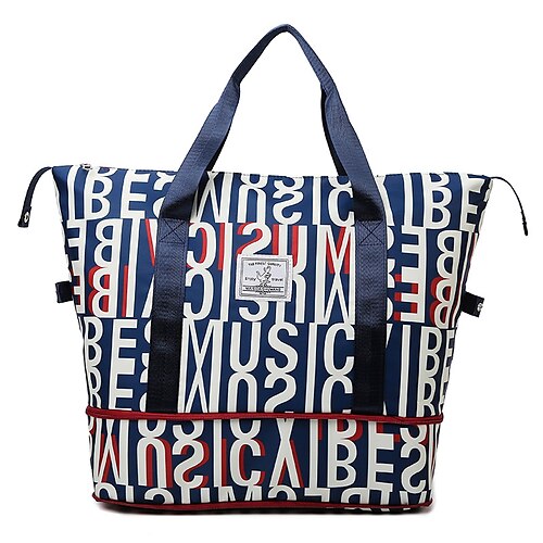 Mujer Bolso Tote Bolso de gimnasio Nailon Festivos Cremallera Gran Capacidad Ligero Ampliable Geométrico Negro / blanco Negro Amarillo
Mujer Bolso Tote Bolso de gimnasio Nailon Festivos Cremallera Gran Capacidad Ligero Ampliable Geométrico Negro / blanco Negro Amarillo