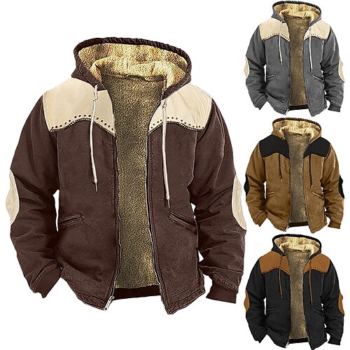 Herren Hoodie Sweatshirt Kapuze Kapuzenshirt mit durchgehendem Reißverschluss Schwarz Braun Kaffee Grau Mit Kapuze Farbblock Patchwork Sport Natur Täglich Festtage Vintage Cool Brautkleider schlicht
Herren Hoodie Sweatshirt Kapuze Kapuzenshirt mit durchgehendem Reißverschluss Schwarz Braun Kaffee Grau Mit Kapuze Farbblock Patchwork Sport Natur Täglich Festtage Vintage Cool Brautkleider schlicht