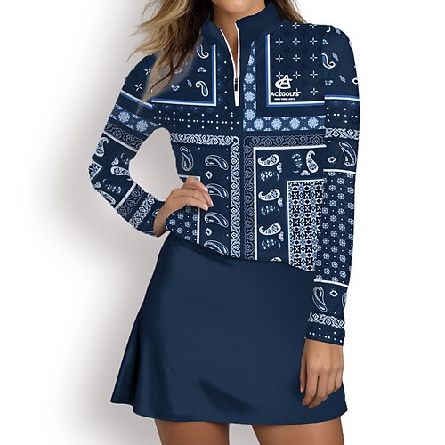 Mujer Camisas de polo Camiseta de golf Transpirable Secado rápido Dispersor de humedad Manga Larga Ropa de golf ropa de golf Ajuste regular Cremallera Cuello alto Cachemir Primavera Otoño Tenis Golf
Mujer Camisas de polo Camiseta de golf Transpirable Secado rápido Dispersor de humedad Manga Larga Ropa de golf ropa de golf Ajuste regular Cremallera Cuello alto Cachemir Primavera Otoño Tenis Golf