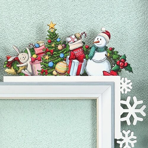 1 x Weihnachtsdekoration für Türrahmen aus Holz, Weihnachtsgeschenk, Schneemann, Schneeflocke, Weihnachtselement, Musterdekoration, Fotografie-Requisiten, Heimbüro-Innendekoration, Möbel,
1 x Weihnachtsdekoration für Türrahmen aus Holz, Weihnachtsgeschenk, Schneemann, Schneeflocke, Weihnachtselement, Musterdekoration, Fotografie-Requisiten, Heimbüro-Innendekoration, Möbel,