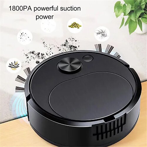 

3 In 1 Intelligent Sweeping Robot Vacuum Cleaner Floor Sweeper Cleaner For Hair Dust Stain