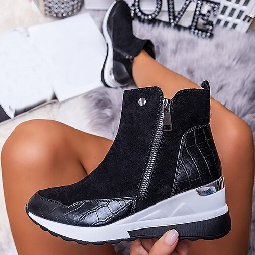 Mujer Zapatillas de deporte Botas Botas de Moto Tallas Grandes Zapatillas de plataforma Exterior Diario Botines Botines Invierno Talón de bloque Dedo redondo Vintage Moda Elegante Cuero Sintético
Mujer Zapatillas de deporte Botas Botas de Moto Tallas Grandes Zapatillas de plataforma Exterior Diario Botines Botines Invierno Talón de bloque Dedo redondo Vintage Moda Elegante Cuero Sintético