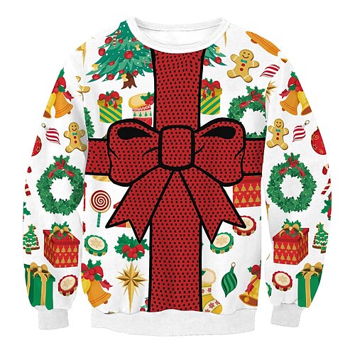 Navidad Suéter de navidad Sudadera Estampado Gráfico Sudadera Para Hombre Mujer Unisexo Adulto Impresión 3D 100% Poliéster Fiesta
Navidad Suéter de navidad Sudadera Estampado Gráfico Sudadera Para Hombre Mujer Unisexo Adulto Impresión 3D 100% Poliéster Fiesta