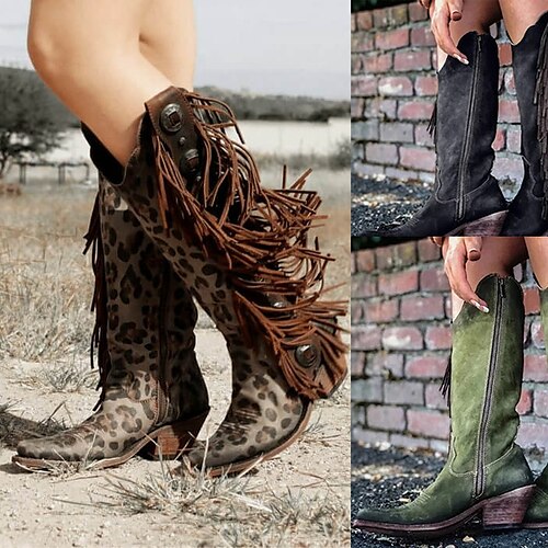 Femme Bottes Bottes Cow boy Grandes Tailles Bottes de travail Extérieur Travail du quotidien Bottes genou Gland Talon Bottier Bout pointu Mode Elégant Classique Polyuréthane Fermeture Couleur unie
Femme Bottes Bottes Cow boy Grandes Tailles Bottes de travail Extérieur Travail du quotidien Bottes genou Gland Talon Bottier Bout pointu Mode Elégant Classique Polyuréthane Fermeture Couleur unie