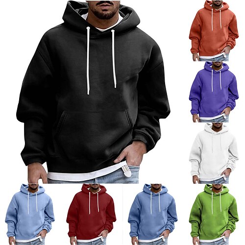 Herren Hoodie Sweatshirt Kapuze Fleece-Hoodie Schwarz Weiß Wein Blau Purpur Mit Kapuze Glatt Tasche Sport Natur Täglich Festtage Strassenmode Cool Brautkleider schlicht Herbst Winter Bekleidung
Herren Hoodie Sweatshirt Kapuze Fleece-Hoodie Schwarz Weiß Wein Blau Purpur Mit Kapuze Glatt Tasche Sport Natur Täglich Festtage Strassenmode Cool Brautkleider schlicht Herbst Winter Bekleidung
