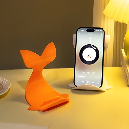 

Cute Cartoon Whale Mobile Phone Bracket Creative Mini Desktop Stand For Tablets Phones