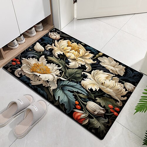Vintage-Blumen-Fußmatte, rutschfester, ölbeständiger Teppich für drinnen und draußen, Schlafzimmer-Dekoration, Badezimmermatte, Eingangsteppich, Fußmatte
Vintage-Blumen-Fußmatte, rutschfester, ölbeständiger Teppich für drinnen und draußen, Schlafzimmer-Dekoration, Badezimmermatte, Eingangsteppich, Fußmatte