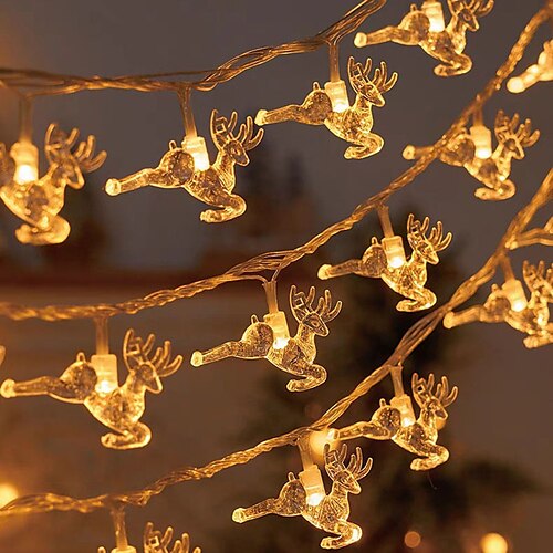 Guirlande lumineuse d'élan de noël, guirlande lumineuse d'arbre de neige, 1.5m, 10led, 3m, 20led, alimentée par batterie, guirlande lumineuse, fête de noël, nouvel an, arbre, jardin, balcon,
Guirlande lumineuse d'élan de noël, guirlande lumineuse d'arbre de neige, 1.5m, 10led, 3m, 20led, alimentée par batterie, guirlande lumineuse, fête de noël, nouvel an, arbre, jardin, balcon,