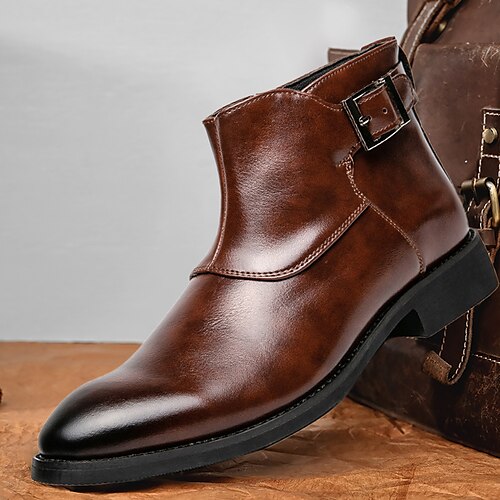 Homme Bottes Rétro Chaussures habillées Marche Décontractées du quotidien Cuir Confortable Bottine / Demi Botte Lacet Noir Marron Printemps Automne
Homme Bottes Rétro Chaussures habillées Marche Décontractées du quotidien Cuir Confortable Bottine / Demi Botte Lacet Noir Marron Printemps Automne