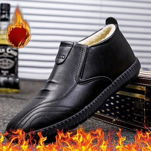 Homme Bottes Bottes d'hiver Doublure Polaire Décontractées Extérieur du quotidien Tissu Chaud Respirable Confortable Mocassins Noir Bloc de couleur Automne Hiver
Homme Bottes Bottes d'hiver Doublure Polaire Décontractées Extérieur du quotidien Tissu Chaud Respirable Confortable Mocassins Noir Bloc de couleur Automne Hiver