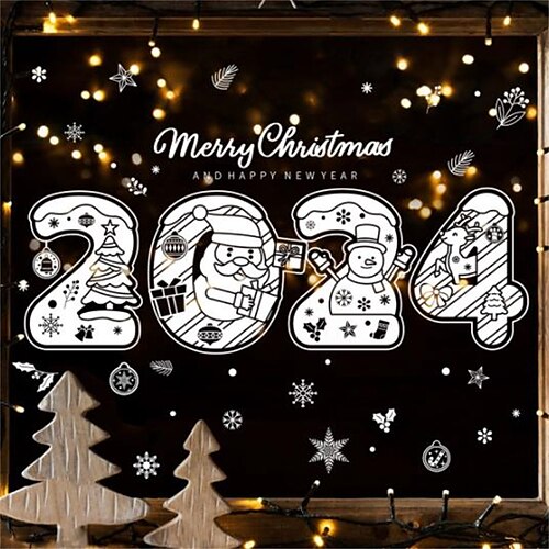 4pcs 2024 feliz natal adesivo produto de natal floco de neve branco adesivo estático 20x30cm
4pcs 2024 feliz natal adesivo produto de natal floco de neve branco adesivo estático 20x30cm