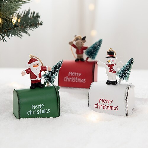 Weihnachtsbaumdekoration, nordische Weihnachtsdekoration aus Eisen, Briefkasten, Hausdekoration, älterer Schneemann, Weihnachtsdekoration
Weihnachtsbaumdekoration, nordische Weihnachtsdekoration aus Eisen, Briefkasten, Hausdekoration, älterer Schneemann, Weihnachtsdekoration