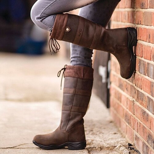 Women's Boots Motorcycle Boots Slouchy Boots Plus Size Outdoor Daily Mid Calf Boots Chunky Heel Round Toe Vintage Classic Casual PU Loafer Solid Color Black Yellow Brown
Women's Boots Motorcycle Boots Slouchy Boots Plus Size Outdoor Daily Mid Calf Boots Chunky Heel Round Toe Vintage Classic Casual PU Loafer Solid Color Black Yellow Brown