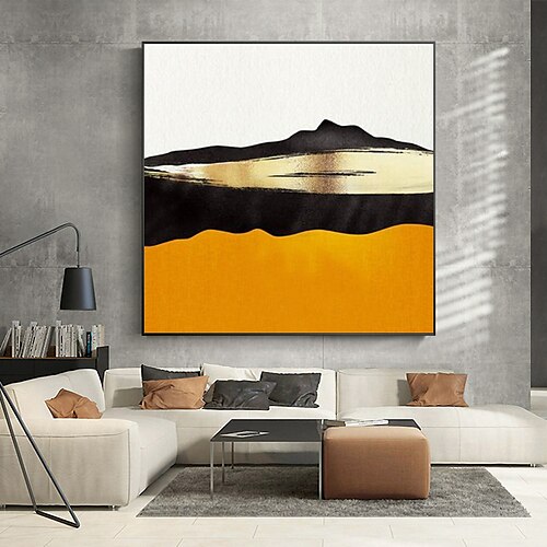 Modernes Ölgemälde in Schwarz und Gold, handgemalt, hochwertiges, abstraktes, modernes Ölgemälde für Wohnzimmer, Kunst, gerollte Leinwand (kein Rahmen)
Modernes Ölgemälde in Schwarz und Gold, handgemalt, hochwertiges, abstraktes, modernes Ölgemälde für Wohnzimmer, Kunst, gerollte Leinwand (kein Rahmen)