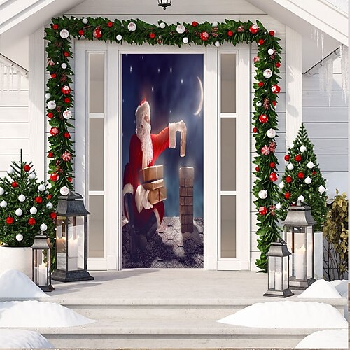 Autocollants de noël 3d autocollants de porte imperméables décoration murale de porte de noël autocollant de papier peint auto-adhésif autocollant en pvc autocollant mural amovible pour la décoration
Autocollants de noël 3d autocollants de porte imperméables décoration murale de porte de noël autocollant de papier peint auto-adhésif autocollant en pvc autocollant mural amovible pour la décoration
