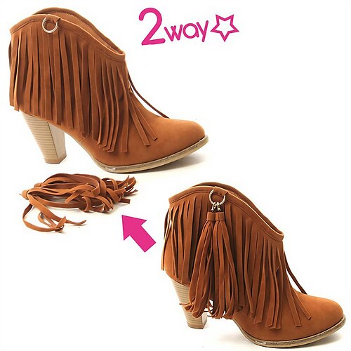 Mulheres Saltos Botas Borla Tênis Tamanhos Grandes Botas de salto Ao ar livre Diário Botas Botas Tornozelo Mocassim Salto Robusto Dedo Apontado Vintage Elegante Sensual Camursa Sintética zíper Côr
Mulheres Saltos Botas Borla Tênis Tamanhos Grandes Botas de salto Ao ar livre Diário Botas Botas Tornozelo Mocassim Salto Robusto Dedo Apontado Vintage Elegante Sensual Camursa Sintética zíper Côr