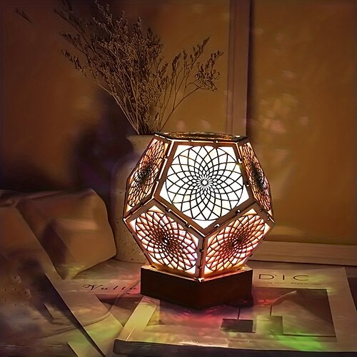 1 pc bohème led veilleuses 3d projecteurs coloré étoile polaire ciel étoilé lampe de projection au sol décor de chambre illuminer la maison avec bohème dodécaèdre lampe de table
1 pc bohème led veilleuses 3d projecteurs coloré étoile polaire ciel étoilé lampe de projection au sol décor de chambre illuminer la maison avec bohème dodécaèdre lampe de table