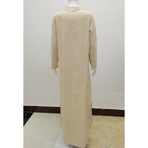 Mujer Vestido informal Vestido de lino de algodón Vestido de cambio Vestido largo maxi Mezcla de Algodón Básico Casual Exterior Diario Vacaciones Escote en Pico Estampado Manga Larga Verano Primavera
Mujer Vestido informal Vestido de lino de algodón Vestido de cambio Vestido largo maxi Mezcla de Algodón Básico Casual Exterior Diario Vacaciones Escote en Pico Estampado Manga Larga Verano Primavera