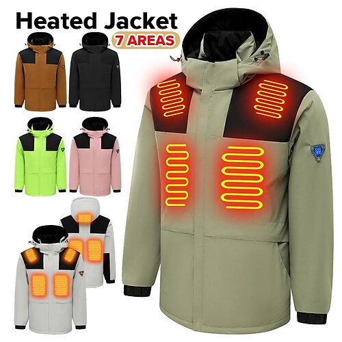 7 zones veste chauffante hommes femmes électrique usb charge chauffage manteau isolé vestes d'extérieur chauffées gilet pour ski randonnée
7 zones veste chauffante hommes femmes électrique usb charge chauffage manteau isolé vestes d'extérieur chauffées gilet pour ski randonnée