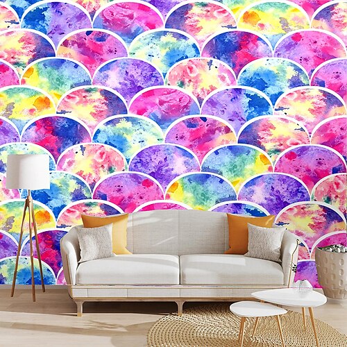 Los murales botánicos art déco con lámparas fluorescentes 3d deslumbran con escamas de colores que cubren paredes clásicas
Los murales botánicos art déco con lámparas fluorescentes 3d deslumbran con escamas de colores que cubren paredes clásicas