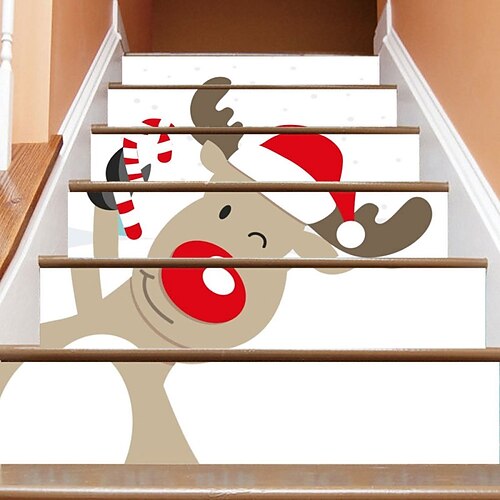 Pegatinas de escaleras navideñas en 3D, calcomanías de escaleras navideñas, calcomanías de escaleras de azulejos removibles, decoración navideña para el hogar, 6 piezas, decoración navideña para el
Pegatinas de escaleras navideñas en 3D, calcomanías de escaleras navideñas, calcomanías de escaleras de azulejos removibles, decoración navideña para el hogar, 6 piezas, decoración navideña para el