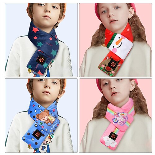 Écharpe électrique d'hiver, 3 modes de température, coupe-vent thermique, légère, compresse chaude, coussin chauffant pour le cou usb pour enfants
Écharpe électrique d'hiver, 3 modes de température, coupe-vent thermique, légère, compresse chaude, coussin chauffant pour le cou usb pour enfants