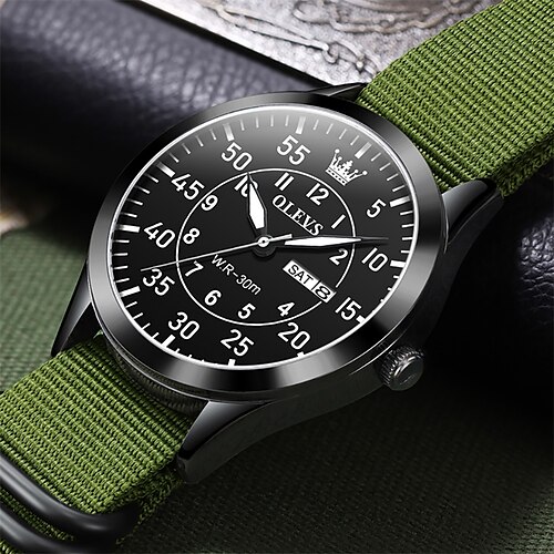 Nuevos relojes para hombre de la marca olevs, calendario luminoso, visualización de la semana, cronógrafo, reloj de cuarzo multifunción, relojes deportivos impermeables para hombre
Nuevos relojes para hombre de la marca olevs, calendario luminoso, visualización de la semana, cronógrafo, reloj de cuarzo multifunción, relojes deportivos impermeables para hombre