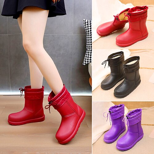 Bottes d'hiver en velours pour femmes, fourrure résistante au froid, pour garder au chaud, imperméables et antitaches, bottes mi-mollet eva, bottes de pluie, bottes de neige
Bottes d'hiver en velours pour femmes, fourrure résistante au froid, pour garder au chaud, imperméables et antitaches, bottes mi-mollet eva, bottes de pluie, bottes de neige