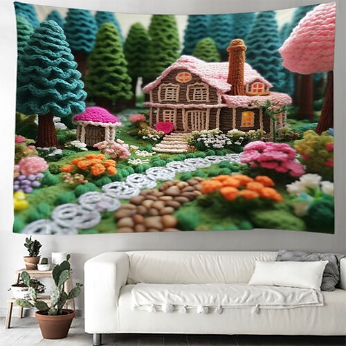 Tapiz colgante de casa de dulces, arte de pared, tapiz grande, decoración mural, fotografía, telón de fondo, manta, cortina, decoración para el hogar, dormitorio y sala de estar
Tapiz colgante de casa de dulces, arte de pared, tapiz grande, decoración mural, fotografía, telón de fondo, manta, cortina, decoración para el hogar, dormitorio y sala de estar