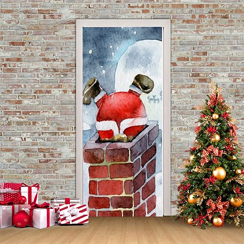 Pegatinas 3d de Navidad, pegatinas impermeables para puerta, mural de puerta de Navidad, papel tapiz autoadhesivo, pegatina de PVC, calcomanía de pared extraíble para decoración de hogar y oficina
Pegatinas 3d de Navidad, pegatinas impermeables para puerta, mural de puerta de Navidad, papel tapiz autoadhesivo, pegatina de PVC, calcomanía de pared extraíble para decoración de hogar y oficina