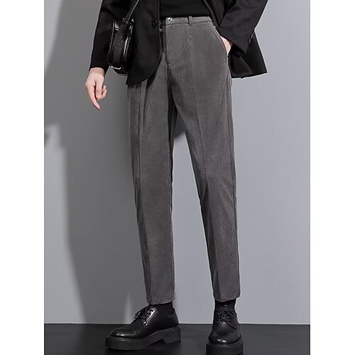 Herren Anzughosen Cordhose Hose Hosen Anzughose Tasche Glatt Komfort Atmungsaktiv Outdoor Täglich Ausgehen Modisch Brautkleider schlicht Schwarz Khaki
Herren Anzughosen Cordhose Hose Hosen Anzughose Tasche Glatt Komfort Atmungsaktiv Outdoor Täglich Ausgehen Modisch Brautkleider schlicht Schwarz Khaki