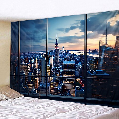 Tapiz colgante con vista de ventana, arte de pared, tapiz grande, decoración mural, fotografía, telón de fondo, manta, cortina, decoración para el hogar, dormitorio y sala de estar
Tapiz colgante con vista de ventana, arte de pared, tapiz grande, decoración mural, fotografía, telón de fondo, manta, cortina, decoración para el hogar, dormitorio y sala de estar