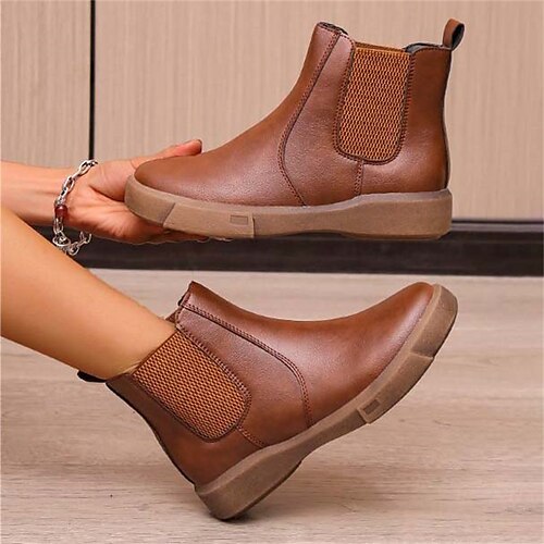 Damen Stiefel Chelsea-Stiefel Plateaustiefel Übergrössen Outdoor Täglich Stiefeletten Stiefeletten Flacher Absatz Runde Zehe Vintage Brautkleider schlicht Minimalismus Kunstleder Klettverschluß Feste
Damen Stiefel Chelsea-Stiefel Plateaustiefel Übergrössen Outdoor Täglich Stiefeletten Stiefeletten Flacher Absatz Runde Zehe Vintage Brautkleider schlicht Minimalismus Kunstleder Klettverschluß Feste