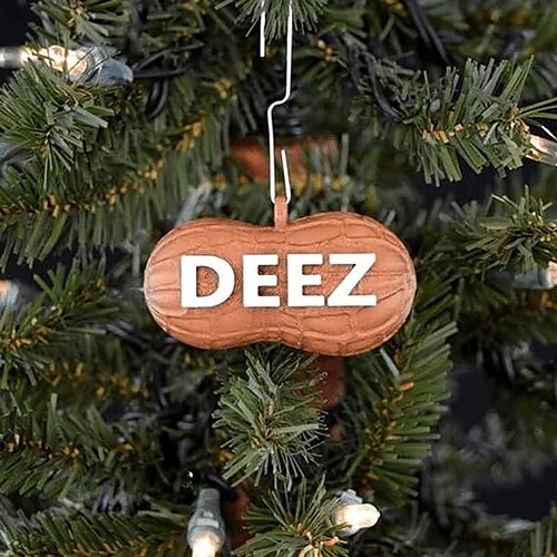 Adorno de nueces Deez, adorno navideño de cacahuetes, decoración colgante única de cacahuete, novedad divertida, adornos para árboles de Navidad, diversión para los entusiastas de los juegos de
Adorno de nueces Deez, adorno navideño de cacahuetes, decoración colgante única de cacahuete, novedad divertida, adornos para árboles de Navidad, diversión para los entusiastas de los juegos de