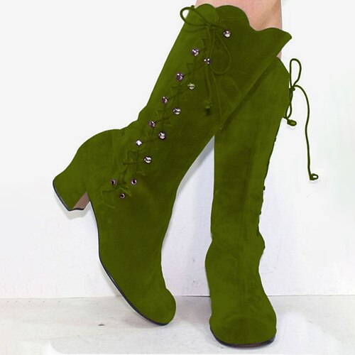 Mulheres Botas Sapatos de camurça Tamanhos Grandes Botas de salto Ao ar livre Diário Botas Longas Botas da panturrilha Laço Cadarço Salto Robusto Ponta Redonda Vintage Elegante Sensual Camursa
Mulheres Botas Sapatos de camurça Tamanhos Grandes Botas de salto Ao ar livre Diário Botas Longas Botas da panturrilha Laço Cadarço Salto Robusto Ponta Redonda Vintage Elegante Sensual Camursa