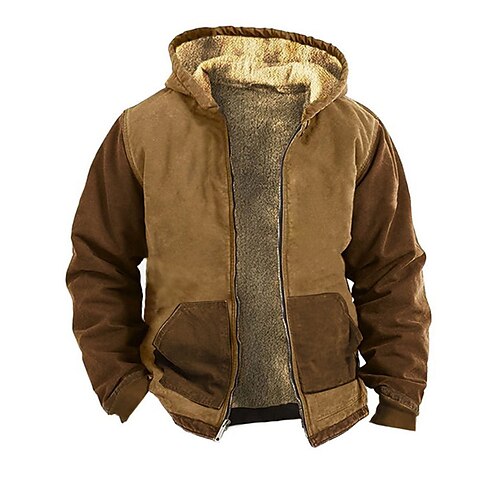 Herren Hoodie Sweatshirt Kapuze Kapuzenshirt mit durchgehendem Reißverschluss Fuzzy-Sherpa Braun Mit Kapuze Farbblock Patchwork Tasche Sport Natur Täglich Festtage Vintage Strassenmode Brautkleider
Herren Hoodie Sweatshirt Kapuze Kapuzenshirt mit durchgehendem Reißverschluss Fuzzy-Sherpa Braun Mit Kapuze Farbblock Patchwork Tasche Sport Natur Täglich Festtage Vintage Strassenmode Brautkleider