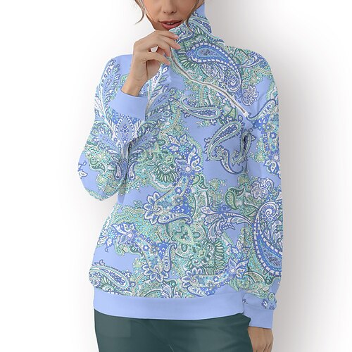 Mulheres moletom de golfe pulôver de golfe camisola de golfe Térmico / Quente Respirável Pavio Humido Manga Longa Casacos de golfe Blusas Normal 1/4 Zip Colarinho Alto Estampado Cashemere Primavera
Mulheres moletom de golfe pulôver de golfe camisola de golfe Térmico / Quente Respirável Pavio Humido Manga Longa Casacos de golfe Blusas Normal 1/4 Zip Colarinho Alto Estampado Cashemere Primavera