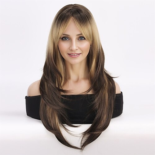 Synthetic Wig Curly Middle Part Machine Made Wig Long A1 Synthetic Hair Women's Cosplay Soft Party Blonde Black Ombre
Synthetic Wig Curly Middle Part Machine Made Wig Long A1 Synthetic Hair Women's Cosplay Soft Party Blonde Black Ombre