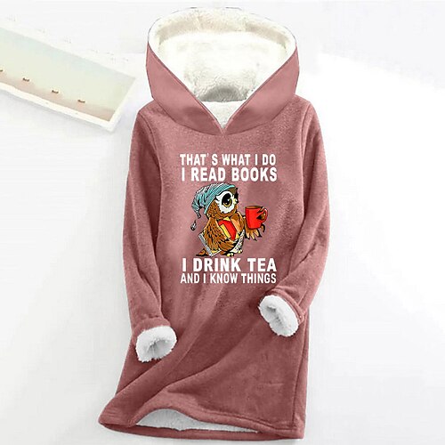 Per donna Felpa con cappuccio Maglione Sherpa In pile Pop art Alfabetico Caldo Divertente sfocato Stampa Nero Rosa Rosa scuro Informale Sport Felpa Manica lunga giacca Media elasticità Autunno inverno
Per donna Felpa con cappuccio Maglione Sherpa In pile Pop art Alfabetico Caldo Divertente sfocato Stampa Nero Rosa Rosa scuro Informale Sport Felpa Manica lunga giacca Media elasticità Autunno inverno