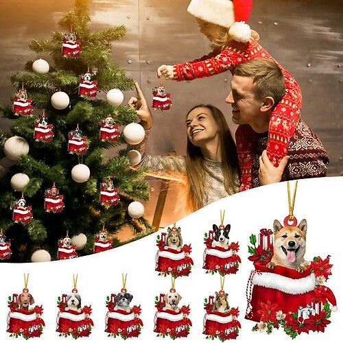 Christmas Tree Ornaments Hanging Decorations Cute Christmas Ornament 2023 New 2D Acrylic Crafts Hanging Ornament New Year Festive Party Supplies Room Hanging Decor
Christmas Tree Ornaments Hanging Decorations Cute Christmas Ornament 2023 New 2D Acrylic Crafts Hanging Ornament New Year Festive Party Supplies Room Hanging Decor