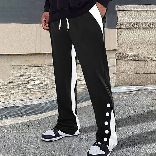 Men's Sweatpants Joggers Trousers Patchwork Drawstring Elastic Waist Color Block Comfort Breathable Casual Daily Holiday Sports Fashion ArmyGreen Black
Men's Sweatpants Joggers Trousers Patchwork Drawstring Elastic Waist Color Block Comfort Breathable Casual Daily Holiday Sports Fashion ArmyGreen Black