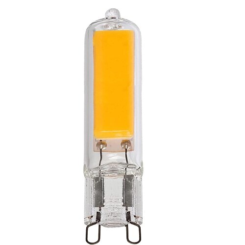 Bombilla led g9 3w 5w 600lm bombilla led g9 reemplazo para bombillas halógenas g9 de 60w con chip cob sin parpadeo no regulable ángulo de haz de 360
Bombilla led g9 3w 5w 600lm bombilla led g9 reemplazo para bombillas halógenas g9 de 60w con chip cob sin parpadeo no regulable ángulo de haz de 360