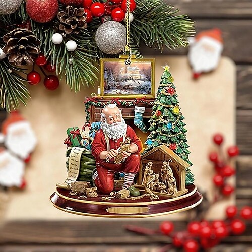 1 Stück Weihnachtshandwerker, Acryl-Deko-Anhänger, Auto-Rückspiegel-Dekorationsanhänger, Weihnachtsbaumschmuck, 2D-Flachanhänger-Dekoration
1 Stück Weihnachtshandwerker, Acryl-Deko-Anhänger, Auto-Rückspiegel-Dekorationsanhänger, Weihnachtsbaumschmuck, 2D-Flachanhänger-Dekoration
