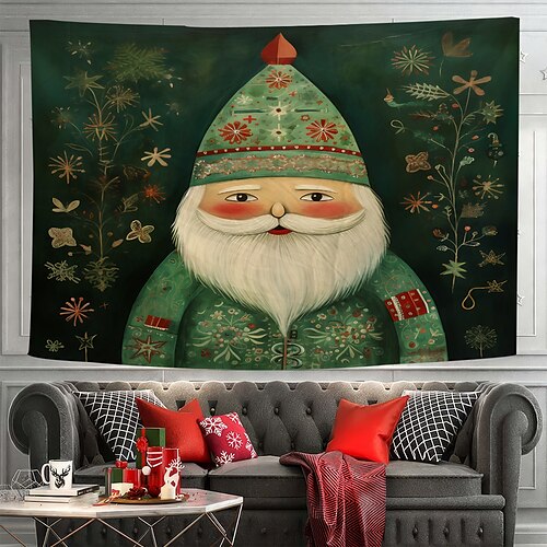 Tapiz colgante de Papá Noel, arte popular escandinavo, arte de pared, Navidad, tapiz grande, decoración mural, fotografía, telón de fondo, manta, cortina, hogar, dormitorio, sala de estar
Tapiz colgante de Papá Noel, arte popular escandinavo, arte de pared, Navidad, tapiz grande, decoración mural, fotografía, telón de fondo, manta, cortina, hogar, dormitorio, sala de estar