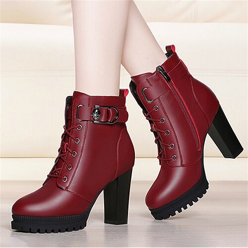 Mulheres Saltos Botas Tamanhos Grandes Botas de salto Ao ar livre Diário Botas Botas Tornozelo Presilha Salto Robusto Dedo Apontado Vintage Elegante Sensual Couro Ecológico Com Cadarço Côr Sólida
Mulheres Saltos Botas Tamanhos Grandes Botas de salto Ao ar livre Diário Botas Botas Tornozelo Presilha Salto Robusto Dedo Apontado Vintage Elegante Sensual Couro Ecológico Com Cadarço Côr Sólida